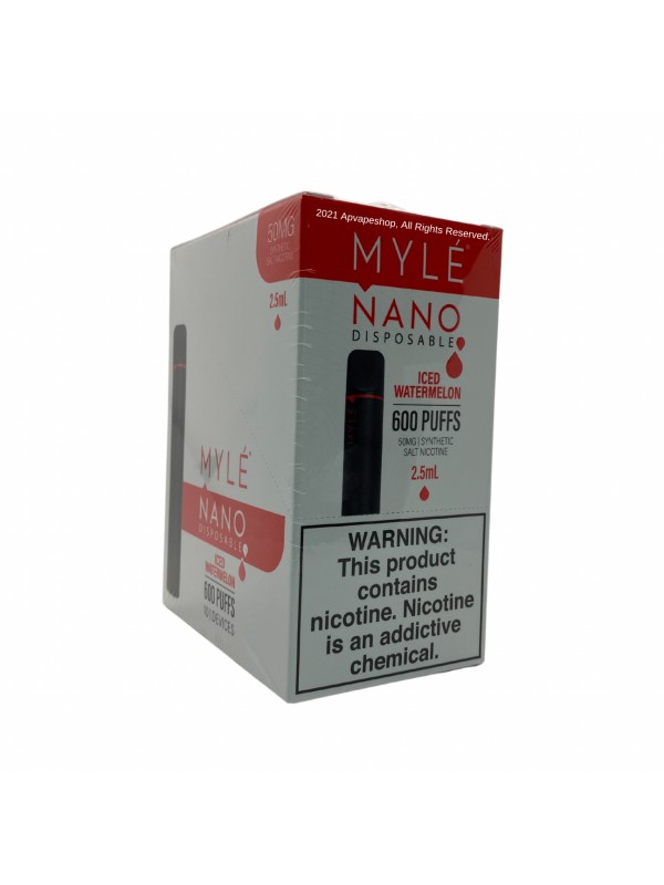 MYLE NANO DISPOSABLE VAPE WHOLESALE