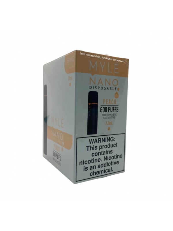 MYLE NANO DISPOSABLE VAPE DEVICE