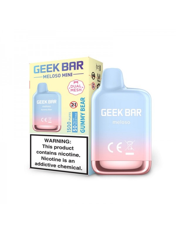 Geek Bar Meloso Mini 1500 Puff Disposable Vape Device