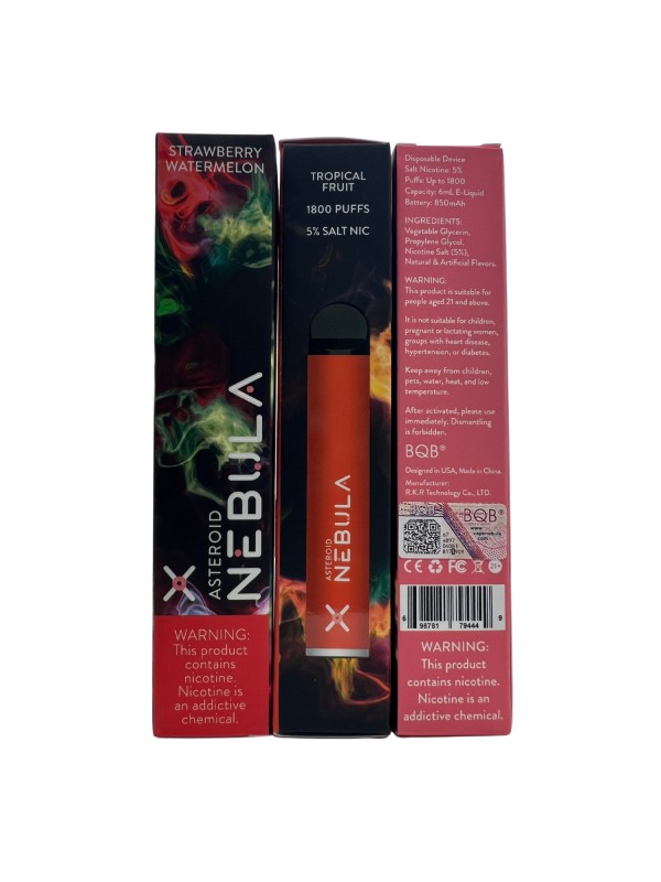 Nebula Asteroid 1800 Puff Disposable Vape Device