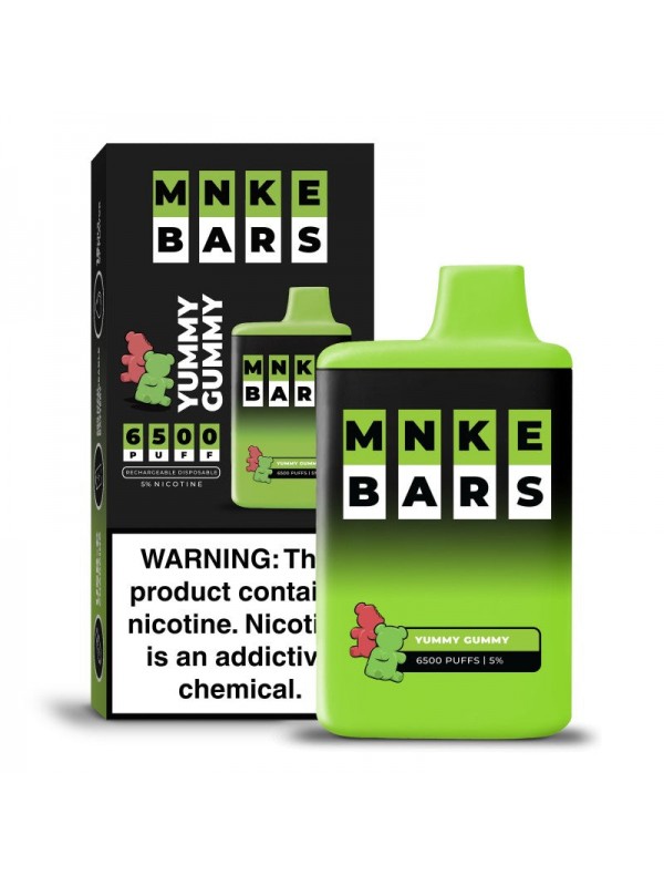 MNKE Bars 6500 Puff Disposable Vape Device