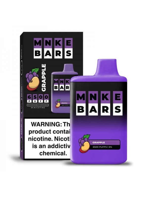 MNKE Bars 6500 Puff Disposable Vape Device