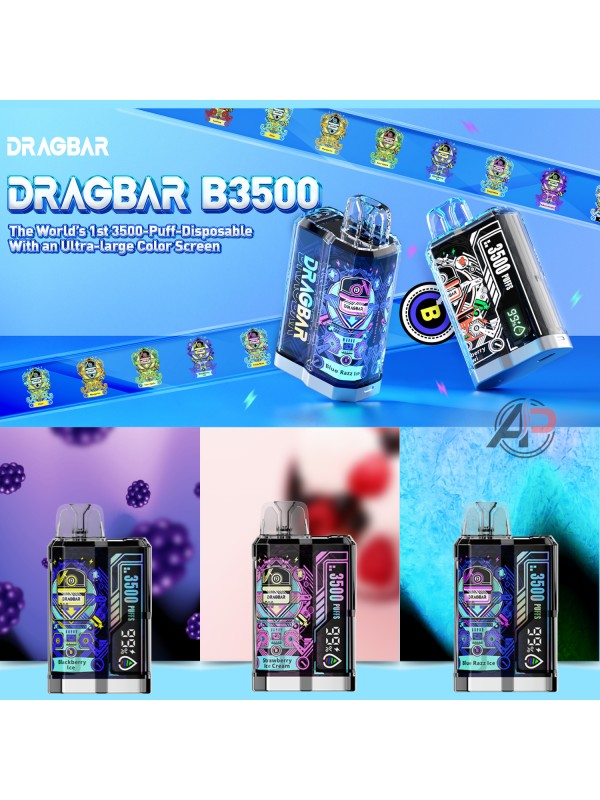 Dragbar B3500 Puff Disposable Vape Device