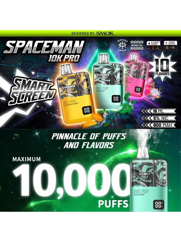 Smok Spaceman 10K Pro Disposable Vape Device