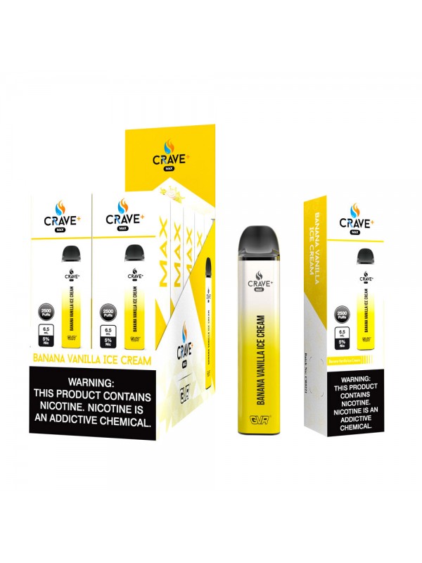 Crave Max 2500 Puff Disposable Vape Device