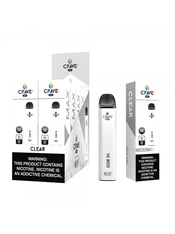 Crave Max 2500 Puff Disposable Vape Device