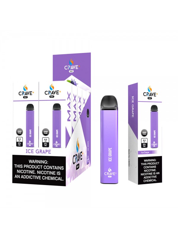 Crave Max 2500 Puff Disposable Vape Device