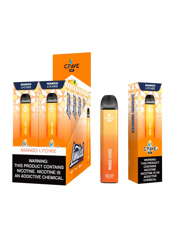 Crave Max 2500 Puff Disposable Vape Device