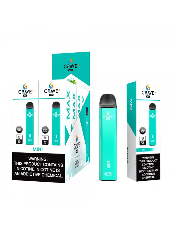 Crave Max 2500 Puff Disposable Vape Device