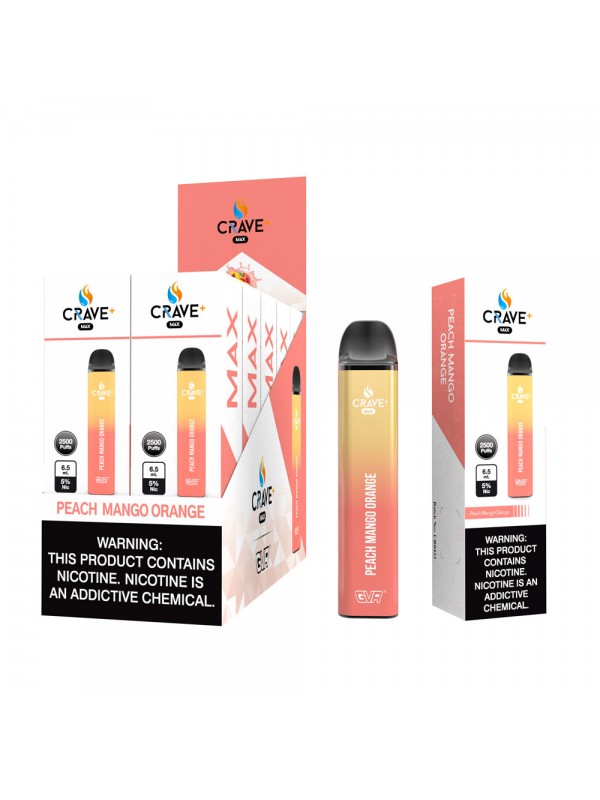 Crave Max 2500 Puff Disposable Vape Device