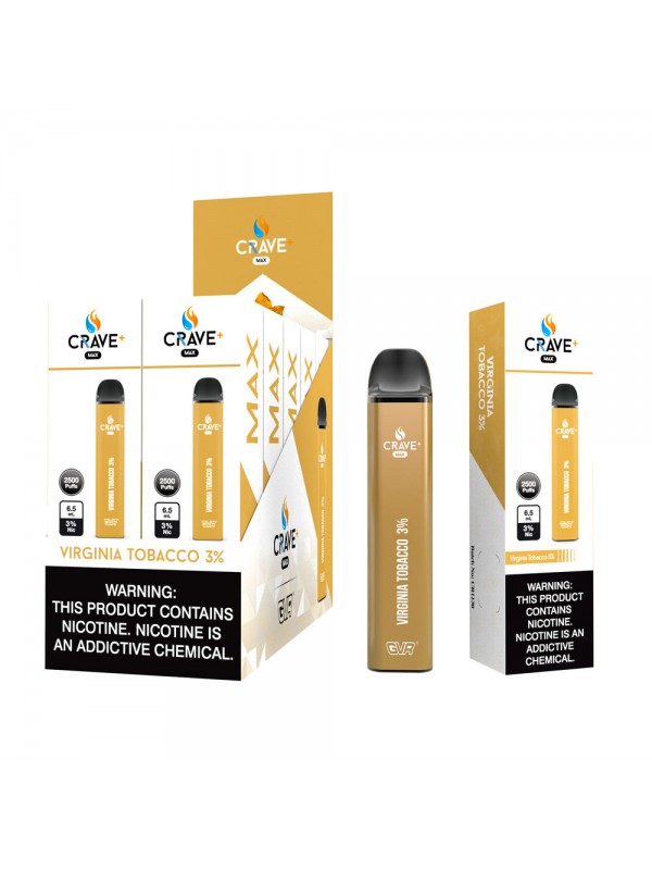 Crave Max 2500 Puff Disposable Vape Device