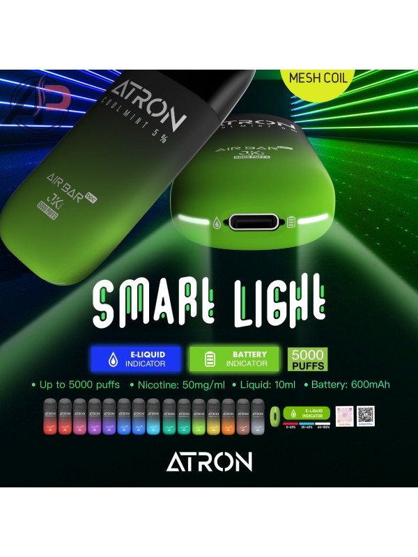 Air Bar Atron 5000 Puff Disposable Vape Device