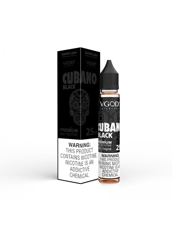 VGOD Cubano Black 30ml Salt Nic