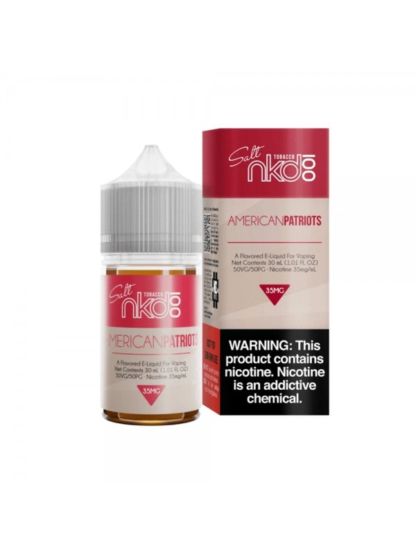 American Patriot Salt Nic By Naked 100 E-Liquid (30ml)