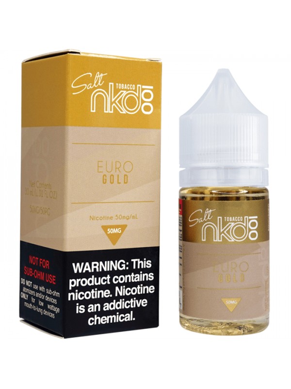 Euro Gold Salt Nic By Naked 100 E-Liquid (30ml)