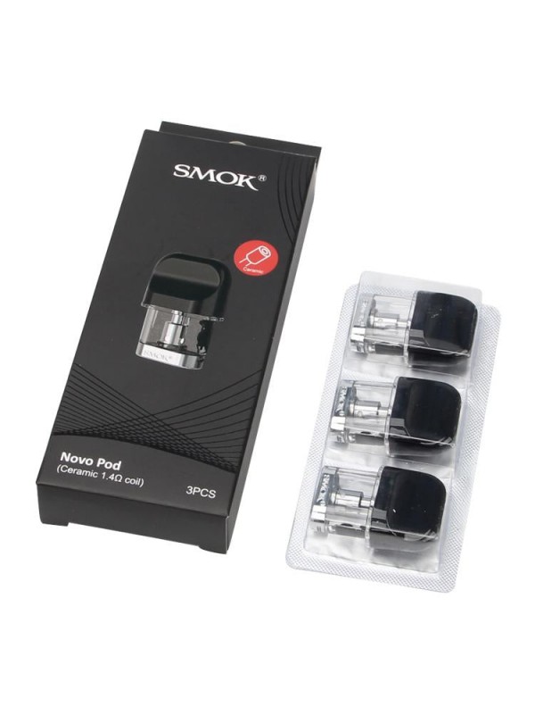 SMOK Novo Replacement Pods / Cartridges (Pack Of 3)