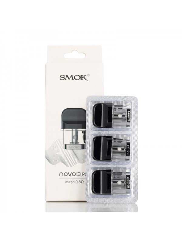 SMOK Novo Replacement Pods / Cartridges (Pack Of 3)