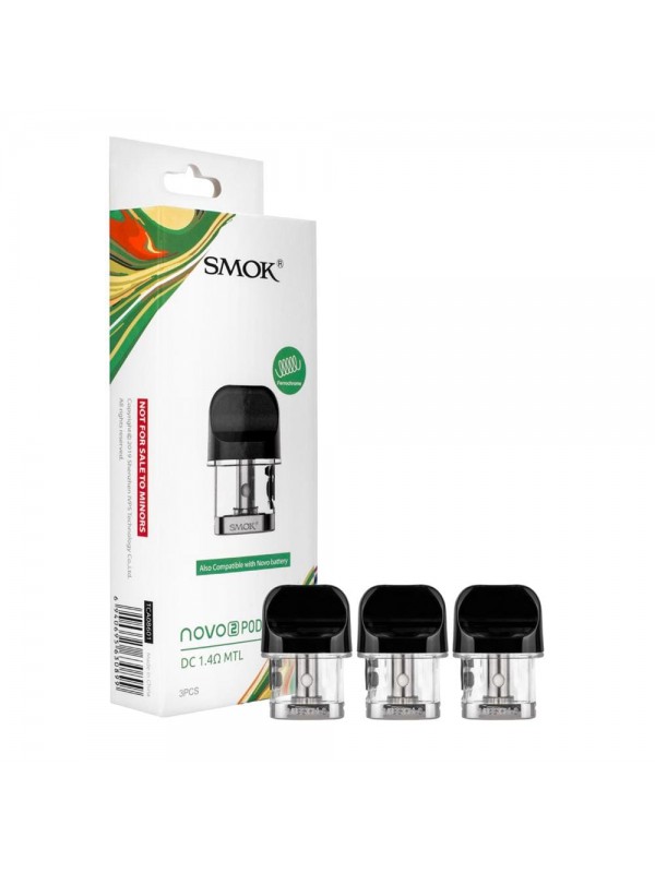 SMOK Novo Replacement Pods / Cartridges (Pack Of 3)