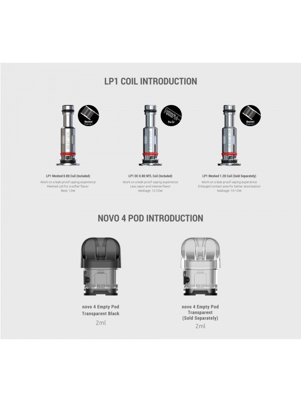 Smok LP1 Replacement Coils 5 Pack