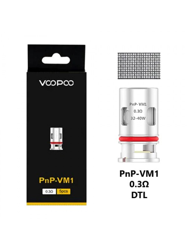 Voopoo PNP Replacement Coils 5 Pack