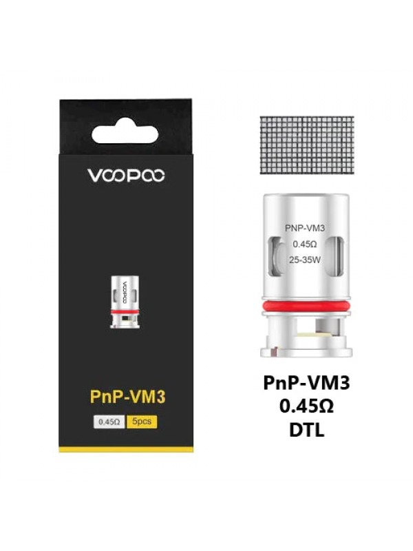 Voopoo PNP Replacement Coils 5 Pack