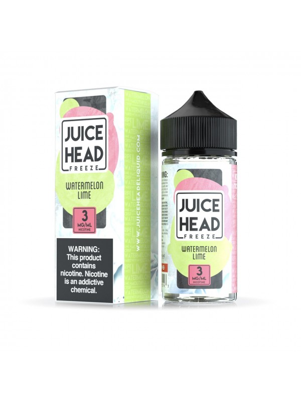 JUICE HEAD E-LIQUID - WATERMELON LIME FREEZE 100ML