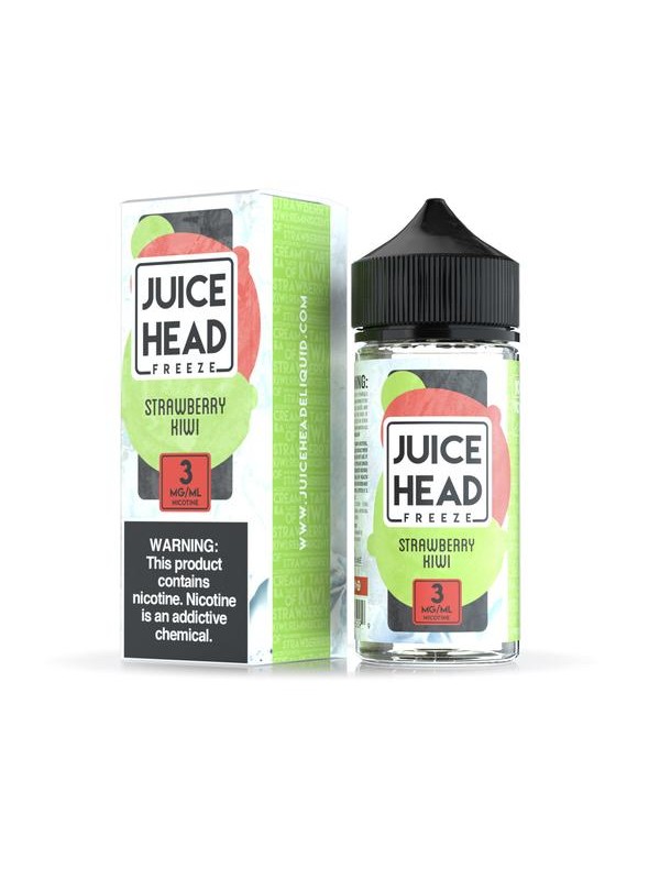 JUICE HEAD E-LIQUID - STRAWBERRY KIWI FREEZE 100ML