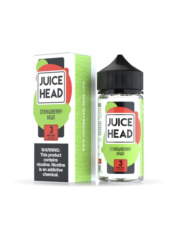 JUICE HEAD E-LIQUID - STRAWBERRY KIWI 100ML