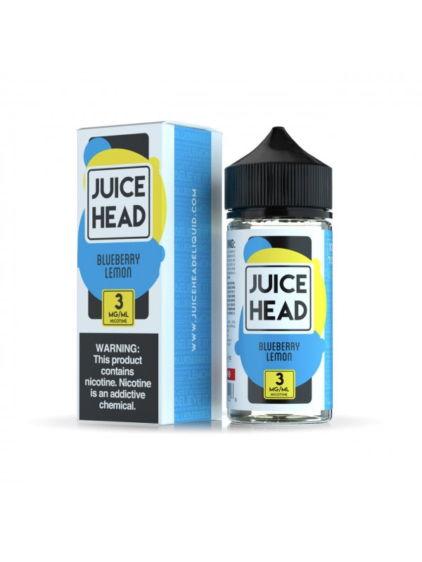 JUICE HEAD E-LIQUID - BLUEBERRY LEMON 100ML