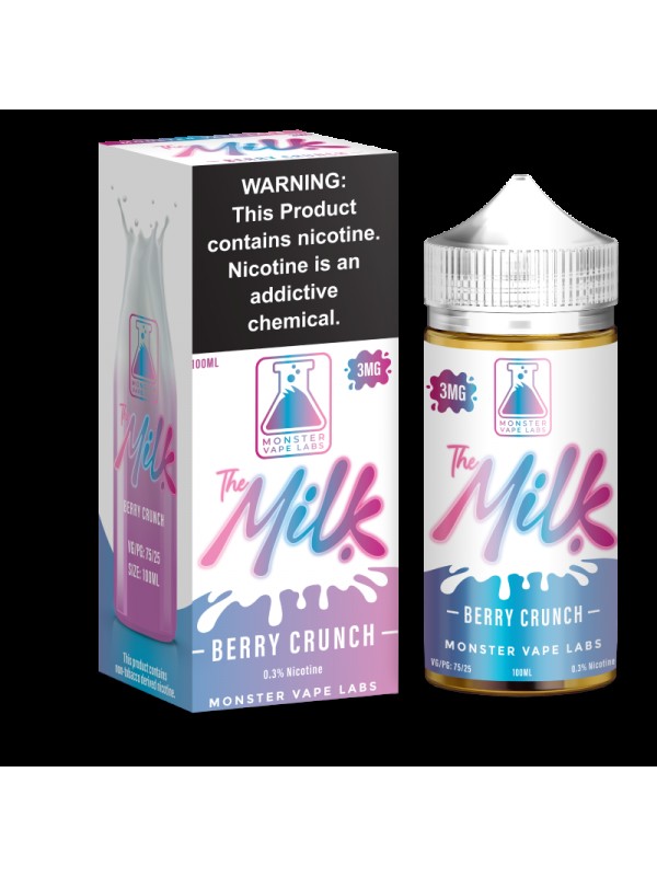 The Milk Berry Crunch Vape Juice By Monster Vape L...