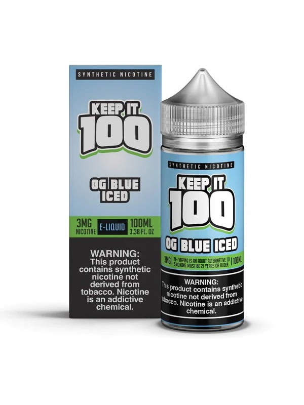 Keep It 100 OG Blue Iced 100mL E-Liquid