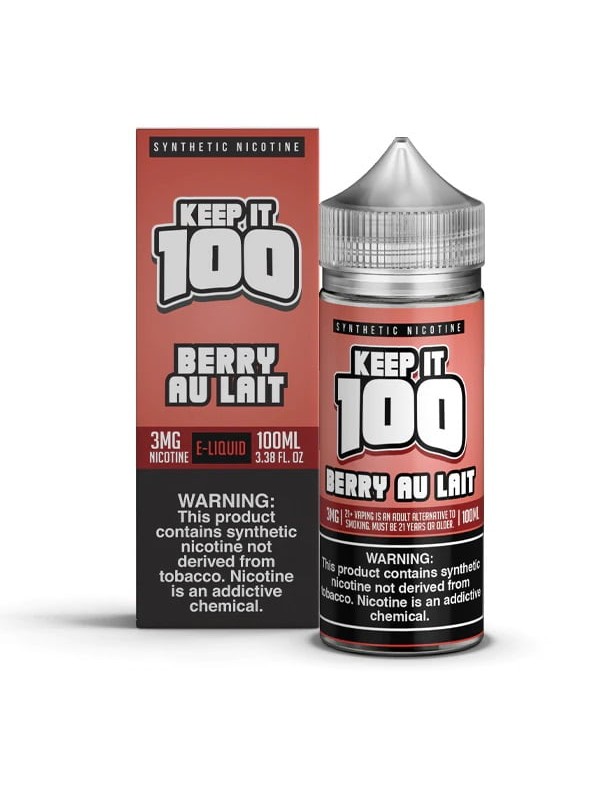 Keep It 100 Berry Au Lait 100mL E-Liquid