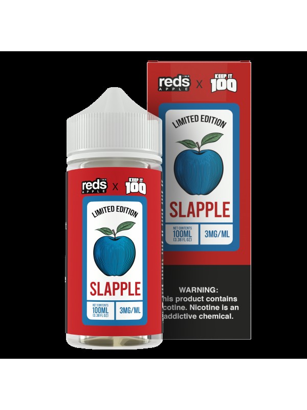 7 Daze Reds X Keep It 100 Slapple E-Liquid 100mL