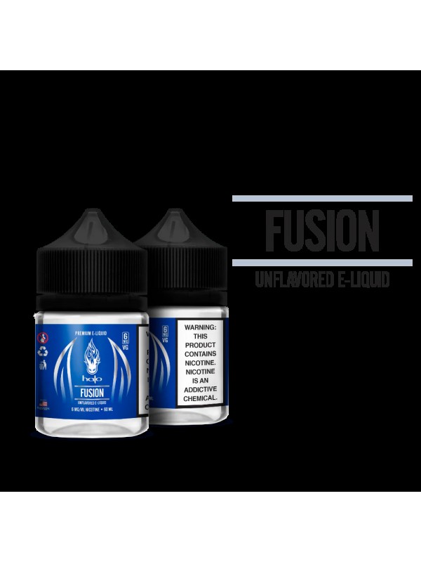 Halo Fusion Unflavored E-Liquid 60ml