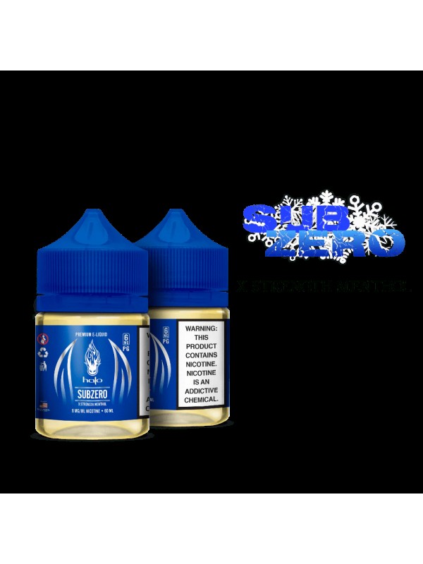 Halo SubZero X Strength Menthol E-Liquid 60ml