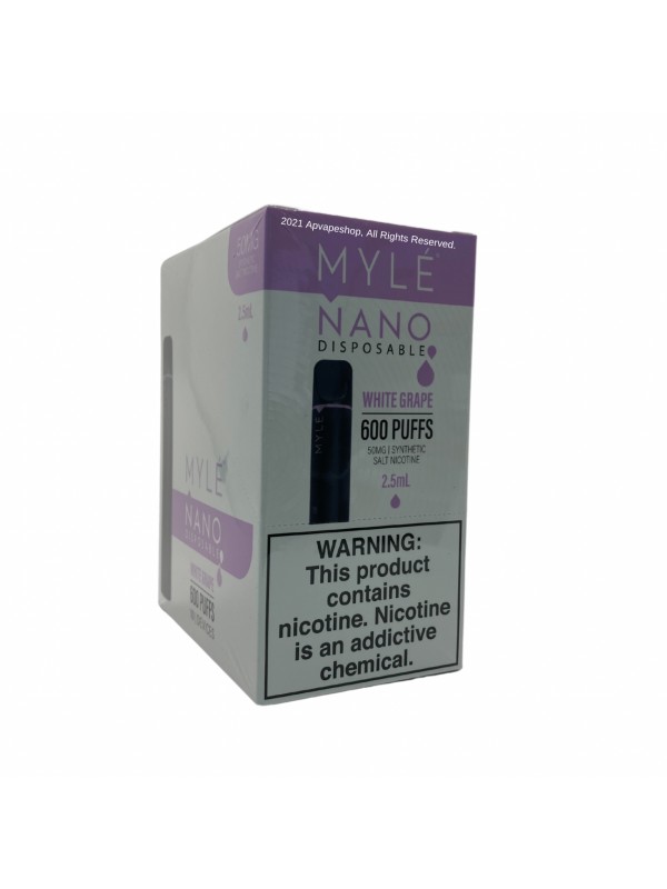 MYLE NANO DISPOSABLE VAPE WHOLESALE