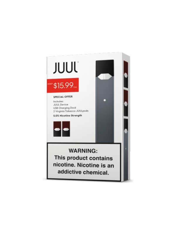 JUUL Virginia Tobacco Starter Kit 2 Pods + Device